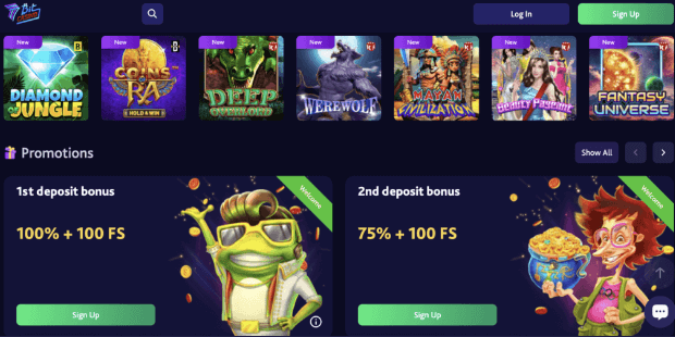 Sign Up button